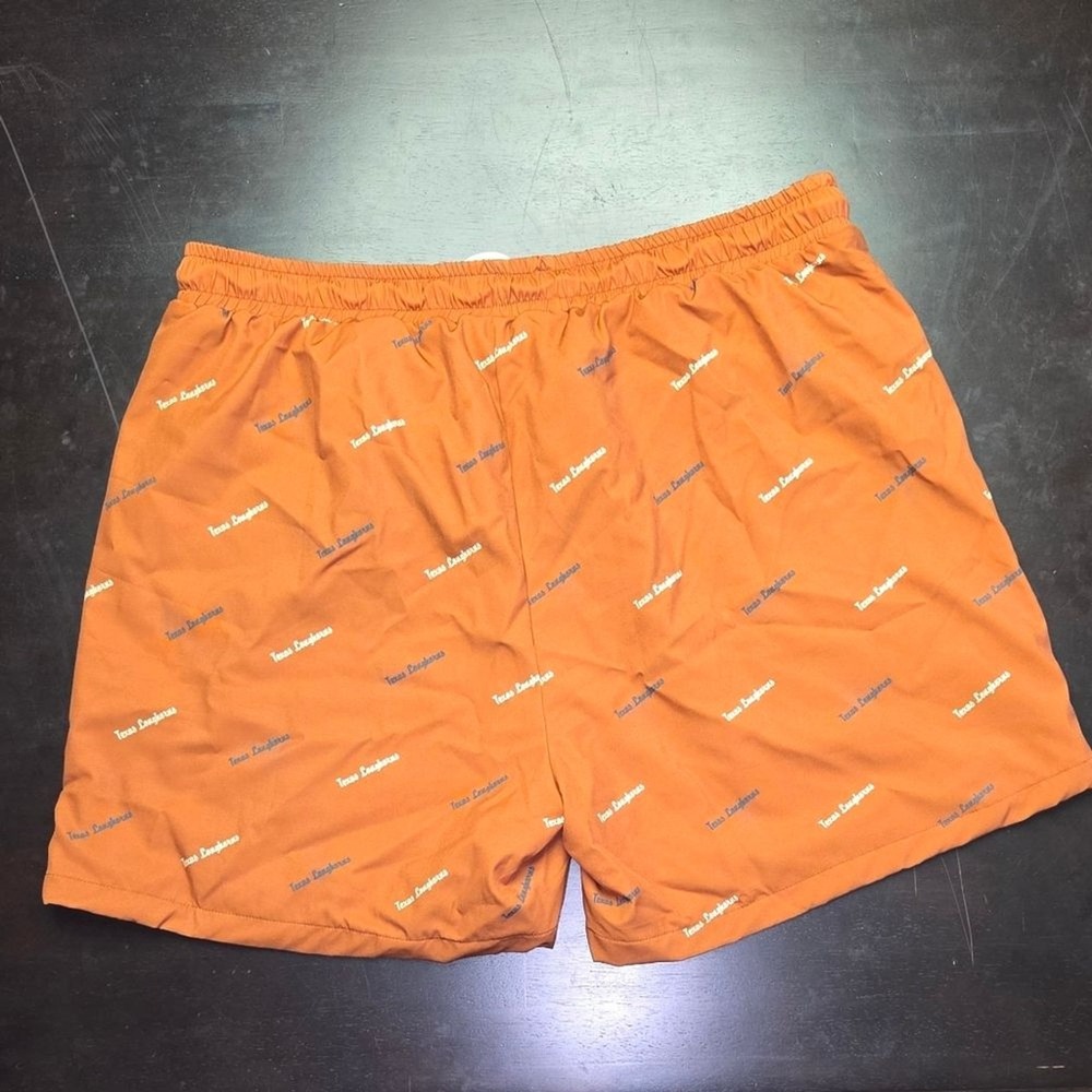 Dyme Lyfe Texas Longhorns Burnt Orange Swim Trunks Mens XL All Over Print Shorts - Picture 4 of 5